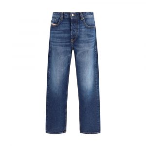 Diesel Blaue Baumwoll-Jeans mit schmal zulaufendem Bein