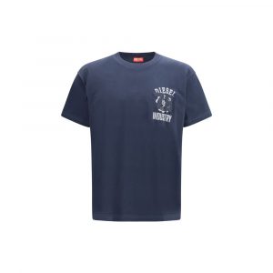Diesel Blaues Baumwoll-Sportswear-T-Shirt