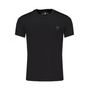 Timberland Schwarzes Baumwoll-T-Shirt für Herren