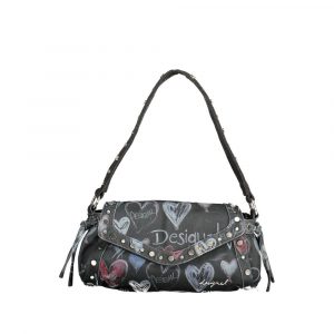 Desigual Schwarze Polyester Damentasche