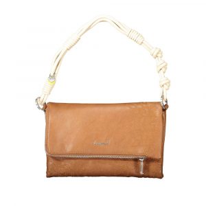 Desigual Damenhandtasche aus Polyurethan in Marrone