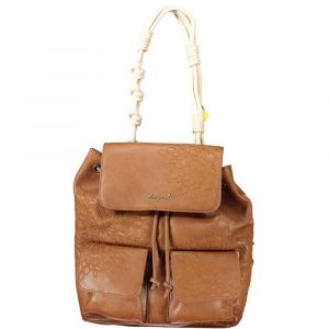Desigual Damenrucksack aus Marrone-Polyurethan