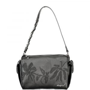 Desigual Schwarze Damen-Handtasche aus Polyurethan