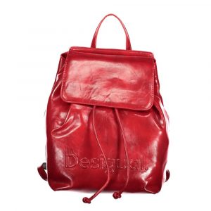 Desigual Roter Damen-Mini-Rucksack aus Polyurethan