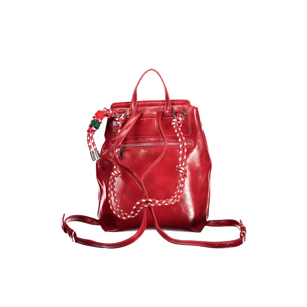 Desigual Roter Damen-Mini-Rucksack aus Polyurethan – Bild 2