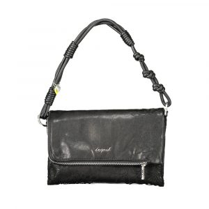 Desigual Schwarze Damen-Handtasche aus Polyurethan