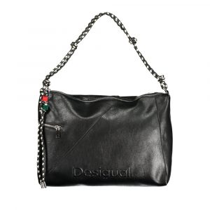Desigual Schwarze Damenhandtasche aus Polyurethan