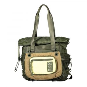 Desigual Verde Polyester Damenrucksack