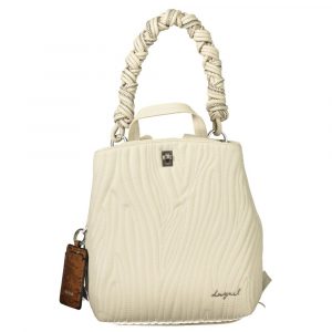 Desigual Weißer Rucksack aus Polyurethan für Damen