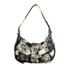 Desigual Nero Polyester Damen Mini Bag