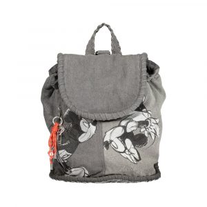 Desigual Marrone Polyurethan Damenrucksack