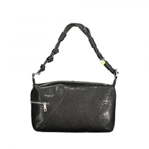 Desigual Schwarze Damen-Handtasche aus Polyurethan