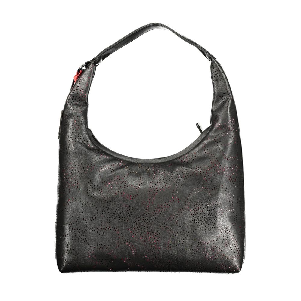 Desigual Handtasche aus schwarzem Polyurethan für Damen – Bild 2