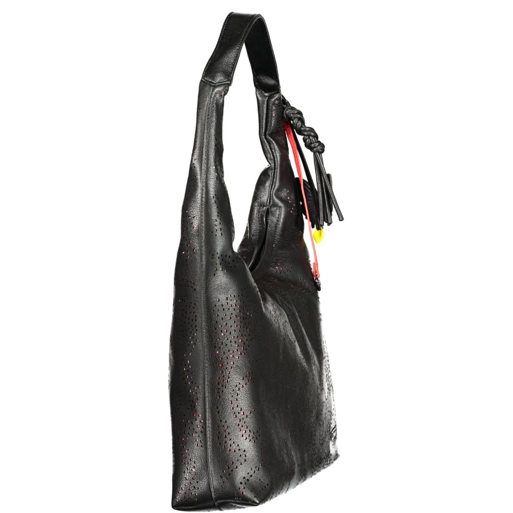 Desigual Handtasche aus schwarzem Polyurethan für Damen – Bild 3