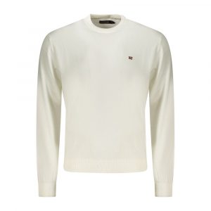 Napapijri Weißes Baumwollhemd für Herren