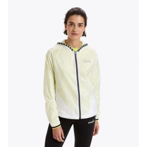 Diadora Weiße Polyamid-Shelljacke