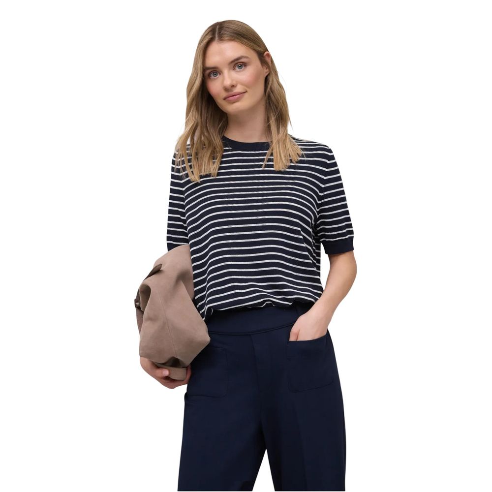 Street One Blaues Viskose-T-Shirt