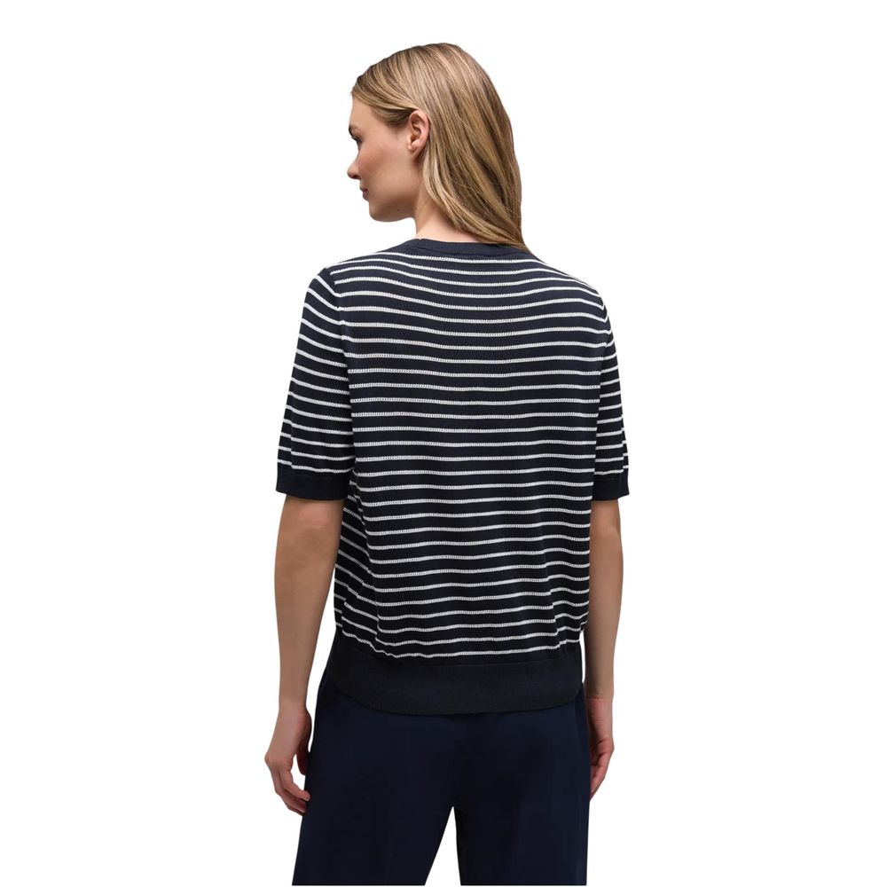 Street One Blaues Viskose-T-Shirt – Bild 5