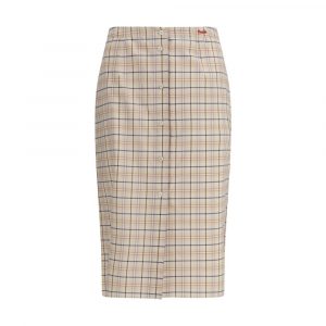 Prada Multicolor Cotton Midi Skirt