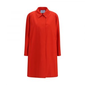 Prada Mehrfarbiger Wollmantel