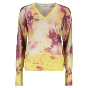 Desigual Giallo Viscosa Damenpullover