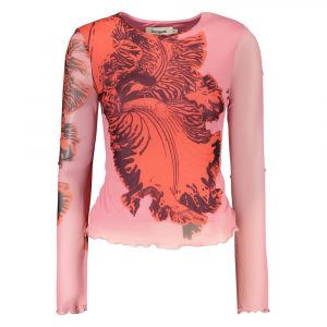Desigual Rosa Viscosa Damen T-Shirt