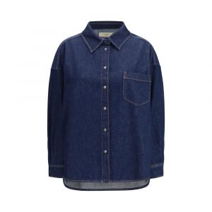 Max Mara Blaues Denim-Hemd