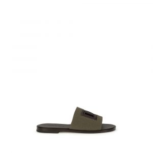 Dolce & Gabbana Zweifarbige Canvas-Sandalen