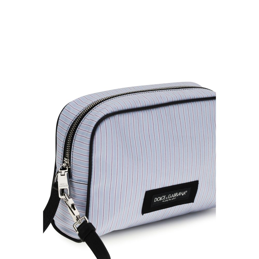 Dolce & Gabbana Blaue Baumwoll-Handtasche – Bild 4