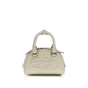 Diesel Beige Calf Leather Bos Taurus Handbag