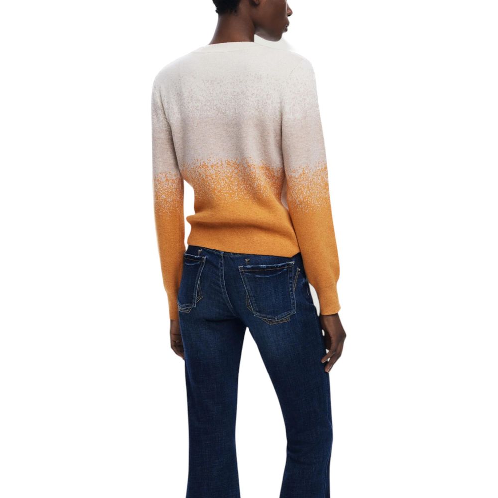 Desigual Beige Viskose Sweatshirt – Bild 2