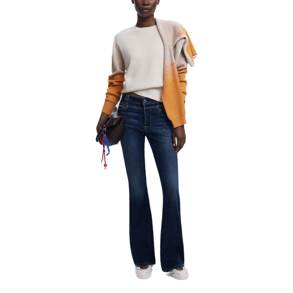 Desigual Beige Viskose Sweatshirt – Bild 3