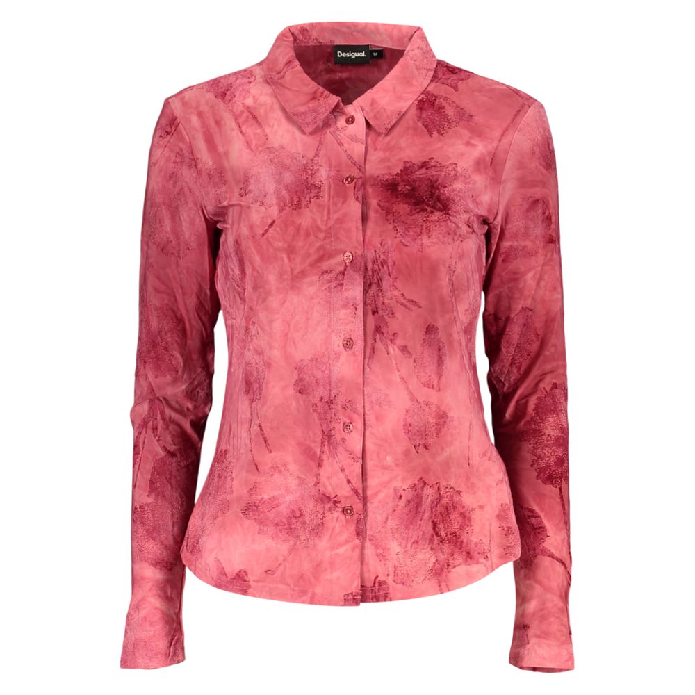 Desigual Rotes Damen-Shirt aus Polyester