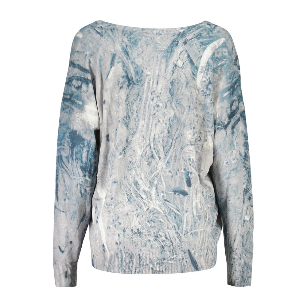 Desigual Azzurro Viskose Damen Pullover – Bild 3