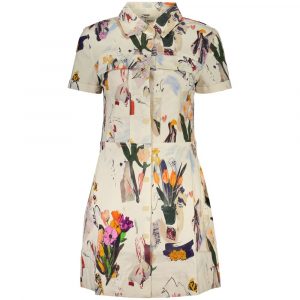 Desigual Bianco Poliammide Damenkleid