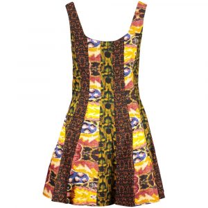 Desigual Giallo Baumwollkleid für Damen