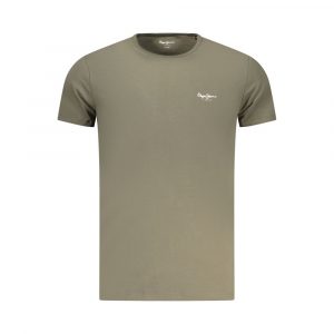 Pepe Jeans Grünes Baumwoll-T-Shirt