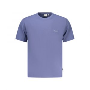 Pepe Jeans Blaues Baumwoll-T-Shirt