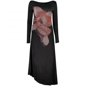 Desigual Schwarzes Damenkleid aus Viskose