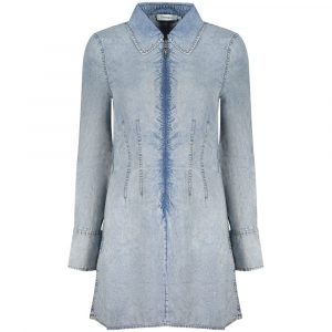 Desigual Azzurro Lyocell Damenkleid