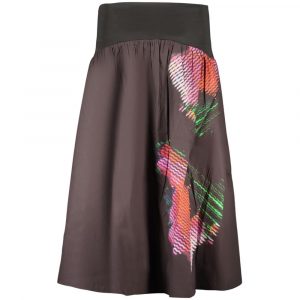 Desigual Schwarzer Baumwollrock für Damen