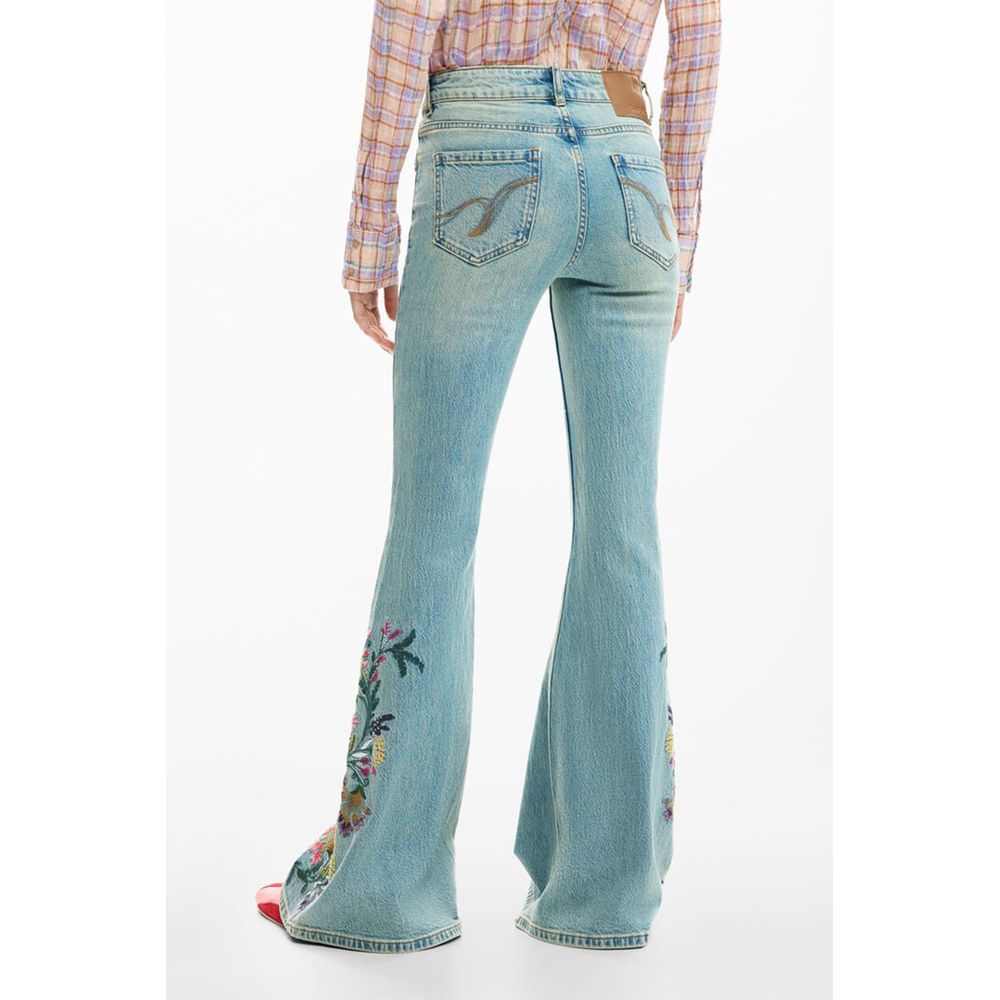 Desigual Azzurro Baumwoll-Jeans für Damen – Bild 2