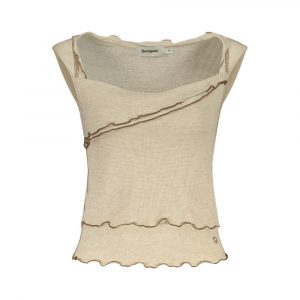 Desigual Beige Viskose Tanktops