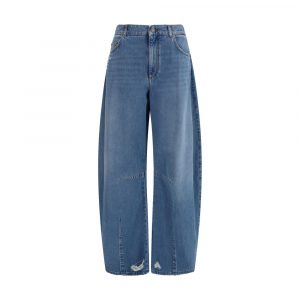 Dolce & Gabbana Blaue Jeans aus Baumwolle im Relaxed Fit