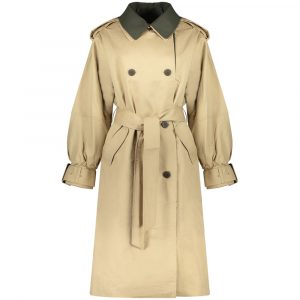Desigual Beiger Trenchcoat aus Baumwolle