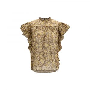 Marant Etoile Zweifarbige Baumwollbluse