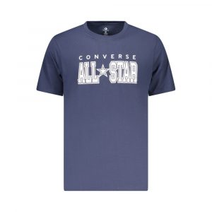 Converse Blaues Baumwoll-T-Shirt für Herren