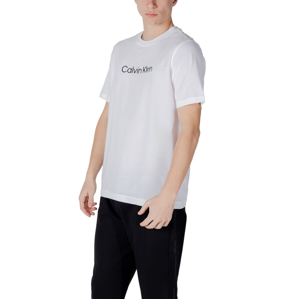 Calvin Klein Sport Weißes Baumwoll-T-Shirt – Bild 4