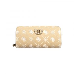 Guess Jeans Beige Polyurethane Damen Geldbörse
