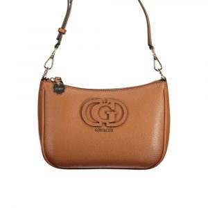 Guess Jeans Damenhandtasche aus Polyurethan in Marrone